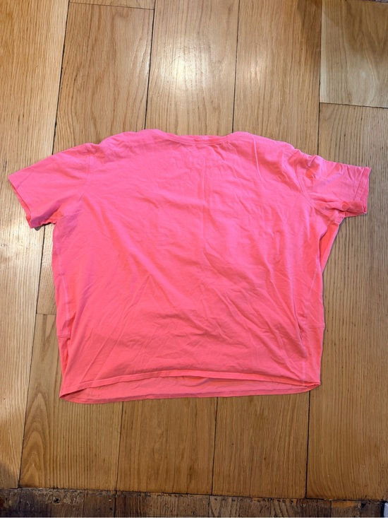 lululemon athletica Tops - Women's Lululemon Relaxed Crewneck Boatneck Tee - Coral Pink